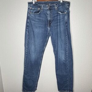 Levis 505 Jeans Mens 36x34 (Act 38x33)‎ Cotton Stretch Straight Denim Workwear